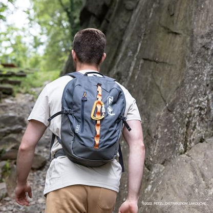 Petzl, Bug Backpack Gray, Backpack for single-day multi-pitch climbing - color: Gray