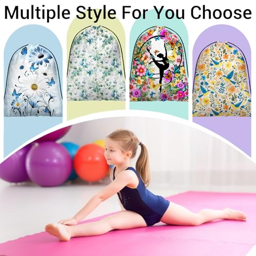 Eucalyptus Leaves Gym Grip Bag Green Adjustable Gymnastics Storage Pouch for Fitness Sports - color: Eucalyptus Leaves-green