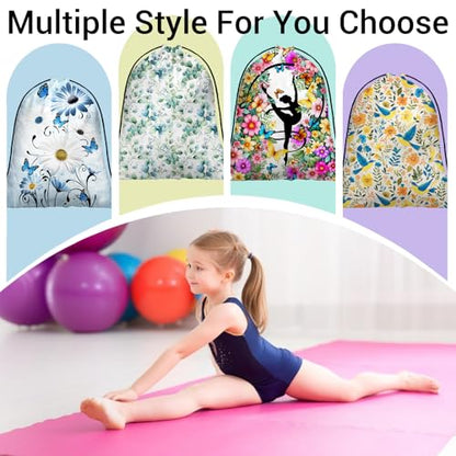Eucalyptus Leaves Gym Grip Bag Green Adjustable Gymnastics Storage Pouch for Fitness Sports - color: Eucalyptus Leaves-green