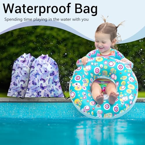 Purple Butterfly Flower Grip Bag Small Drawstring Gymnastics Athlete Bag for Sport Dance Storage - color: Butterfly Flower-purple