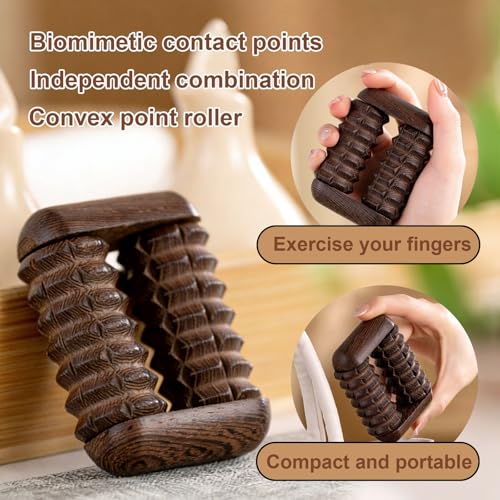 Stress Balls for Adults, Hand Exercise Roller for Arthritis, Stress Relief Hand Fidget for Relaxation and Focus, Hand Grip Strengthener Finger Exerciser Training Ball, 1 Piece