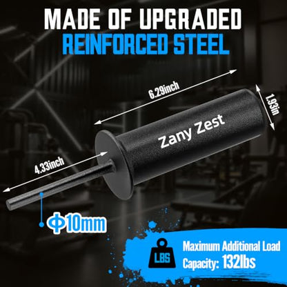 Reinforced Weight Stack Pin 132Lbs & 110Lbs Capacity – Fits Home/Commercial Gyms – Universal Gym Equipment Accessory for Weight Stacks, Smith Machines & Fitness Rigs - size: Dia:10mm Length:110mm