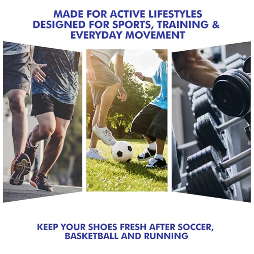 Sneaker Deodorizer Shoe Freshener Balls 6 Pack Fresh Scent, Small Spaces Odor Eliminator for Gym Bags, Cars and Lockers, Long-Lasting Odor Control, No Twist Just Drop In