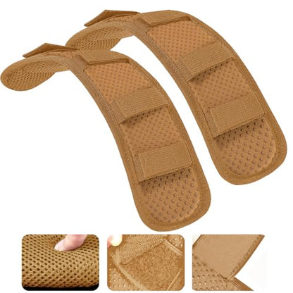 ZINZ 2-Pack Universal Shoulder Pad with Ultra Thick Cushion for Bag Luggage Bag Crossbody, Plus Long & Anti-Slip & Breathable,Khaki - color: Khaki