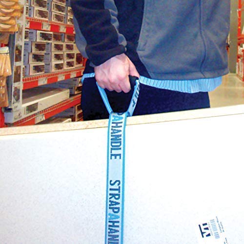 7’ Carry Strap with Handle | Heavy Duty | Adjustable Belt | Easy, Safe, Secure, Lifting, Moving, Carrying Heavy Boxes, Groceries | Best Luggage Strap (Strap-A-Handle 7ft. Length, 75lb. Capacity) - color: Heavy Duty - 7' Length, 75lb. Capacity