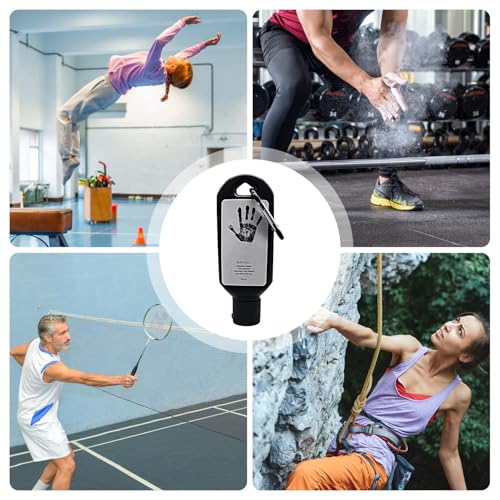 Hand Chalk - Non-Slip Liquid Exercise Accessories - 50ml Rock Climbing Grip Gymnastics Chalk - for Basketball Badminton Training Weightlifting Deadlifts Athletes Powerlifters - color: Black