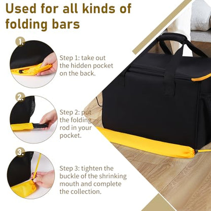 Adjustable Storage Bag Compatible with Wagner Spraytech C900134 Steamer Portable Steam Cleaner Carry Bag with Extra Pockets for Accessories (Bag Only)