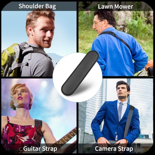 FIEIL 2 Pack Non-Slip Shoulder Strap Pad, Waterproof Air Cushion Shoulder Relief Pad, for Shoulder Bags, Guitar Strap, Detachable Shoulder Strap Pad Pads Help Relieve Shoulder Pain(Neoprene) - size: 2 Pack Neoprene