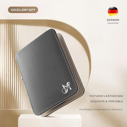 9PCS Manicure Set – Professional 9-in-1 Manicure Pedicure Kit, Premium Stainless Steel Nail Clippers, Nail Grooming Kit, with Portable Textured Travel Case, Luxury Gift Set for Woman& Man. - size: 9PCS