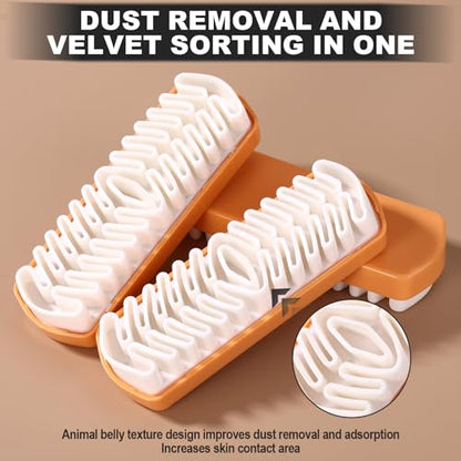 3pcs Rubber Suede Shoe Brush and Eraser, Shoe Cleaning Brush with Soft Bristle Suede Polish Tool for Nubuck Crepe Shoes Polishing Restoration