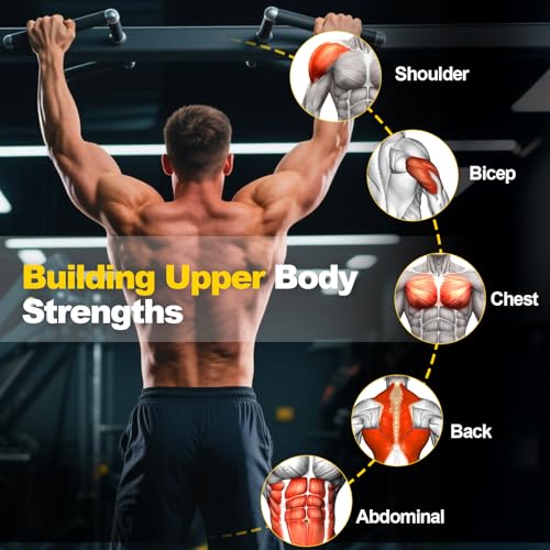 WELSPO Pull Up Assistance Bands, Adjustable Heavy Duty Resistance Band
