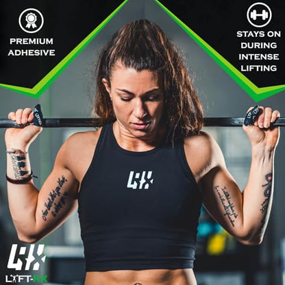 Weightlifting Hook Grip Tape w/Premium Adhesive for Olympic Weight Lift, Cross Fitness, Lifting, Stretch Athletic Finger Wrap, Protects Thumb Fingers Hand, Enhances Grip - color: Black 1.5-inch, size: 3 ROLL