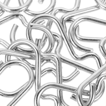 jojofuny 24pcs Heavy Duty Metal J Hooks Pegboard Hooks Small Hanging Pegboard Accessories for Garage Workshop Wall Hanging Board Organizer