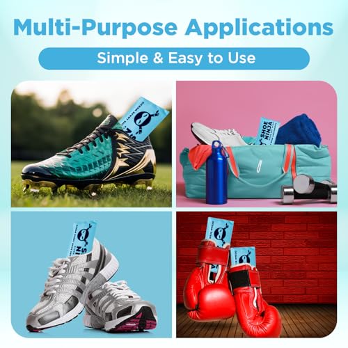 Shoe Ninja Shoe Deodorizer - Shoe Odor Elimination with Activated Charcoal, Versatile and Reusable Shoe Smell Remover, Boxing Glove Deodorizer, and Shoe Freshener, Great for Sports - 1 Pack Count of 2 - size: 1 Count (Pack of 2)