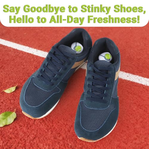 Knixmax Versatile Deodorizer Balls for Shoes Gym Bags Home Freshener for Closets Lockers Odor Eater Eliminate Unpleasant Scent Fresh Linen Tennis
