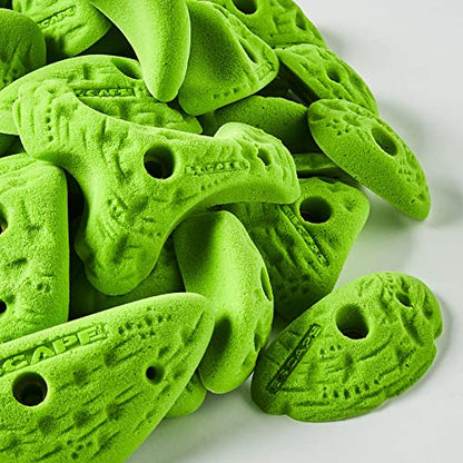 Escape Climbing Starter Pack | 51 Premium Plastic Rock Climbing Holds Designed for Beginners | Includes Jugs, Crimps, and Pinches in Multiple Sizes