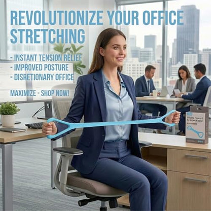 Figure 8 Resistance Band with Handles Elastic Exercise Band for Arm Back & Shoulder Workout Non-Slip 8 Shaped Resistance Band for Home Gym Yoga Pilates Stretching & Physical Therapy 3Pack - color: Blue