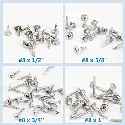 Sheet Metal Screws，Truss #8x5/8‘’（120） | Metal Fastener - color: Truss #8x5/8‘’（120）