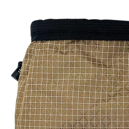 Rock Climbing Chalk Bag Storage Pouch Drawstring Closure Climbing Accessories Waist Belt Chalk Carrier Bag for Weightlifting
