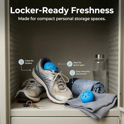 Air Jungles Shoe Deodorizer Balls Upgraded Formula 6 Ct, Fresh Linen Scent | Odor Eliminator for Sneaker, Gym Bag, Locker and Drawer, Natural Fresheners with Essential Oil, Up to 180 Days - size: 6 Count (Pack of 1)