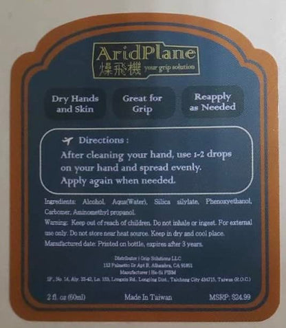 Grip Enhancer by Aridplaneus - size: 2 Bottle (60 ml)x2