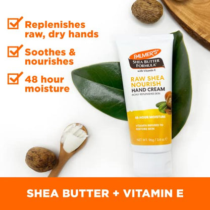 Palmer's Shea Butter Formula Hand Cream for Dry, Cracked Skin. Hand Lotion Easter Basket Stuffers, Travel Size Hand Moisturizer, 3.4 Ounce - size: 3.4 Ounce (Pack of 1)