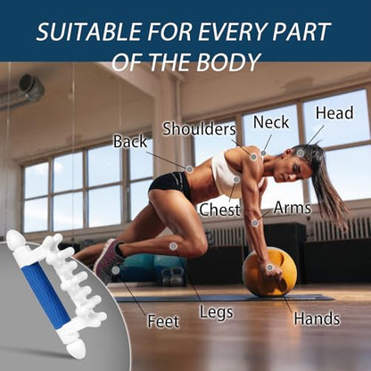 Fascia Massage Tool Blaster for Cellulite - Trigger Points - Muscle Relaxation,Handheld Myofascial Release Tool for Every Part of The Body - color: Blue