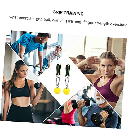 Climbing Ball Hanging Rings Hand Grip Strength Exerciser Wrist Strengthener for Outdoor Sports Like Climbing Wrestling Gymnastics