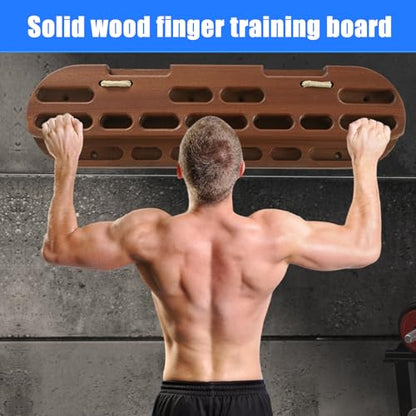 Hangs Board Wrist and Forearm Strengthener Indoor Rock Climbing Fingerboard Hand Strengthener Equipment Easy to Use Hand Equipment Climbing Hangs Board