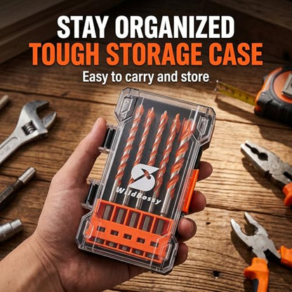 Concrete Carbide Drill Bits Hex Shank Masonry Cement Tile Drill Bit Set for Glass, Brick, Plastic, Cement and Tile, 5/32"-1/2" (10PCS) - size: 5/32"-1/2"