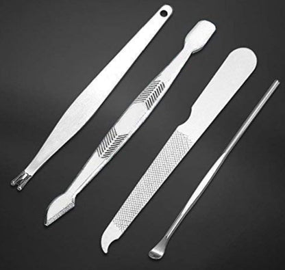 Nail Clippers Set Fingernail and Toenail Clipper Cutters for Men and Women, Professional Manicure Pedicure Grooming Kit, 16 Pieces Stainless Steel Nail Care Tools with PU Leather Travel Case