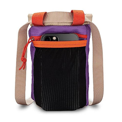 Oso Supply Co - Classic Chalk Bag for Rock Climbing, Bouldering Chalk Bag Bucket with Quick-Clip Belt, Zippered Pockets and Pouch - Perfect Indoor/Outdoor Rock Climbing Gear Equipment - color: Lavender