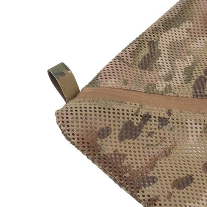 Tactical Mesh Pouch Insert, Modular Utility Admin Pockets Travel Organizer EDC Zipper Pouch 6X12,12X12 - color: CP, size: 12"x12"