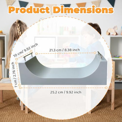 Simhoa Finger Skateboard Ramp, Mini Fingerboard Ramp, Plastic Skateboard Obstacle, Training Props for Finger Skill Development, Desk Skatepark Toy & Gift for Kids Teens Fingerboard Players, U Ramp - size: U Ramp