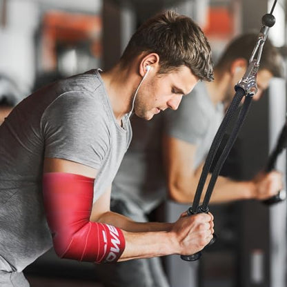 POWER GUIDANCE Muscle Floss Bands - Compression Bands - Mobility & Recovery Bands - for Improving Movement, Increasing Circulation & Reducing Soreness - color: Red High Resistance (1)