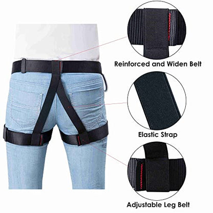 Climbing belts, Rock Climbing belt, Safety Belts for Rappelling Fire Rescuing Tree Climbing, Half Body belt for Women Man and Novice