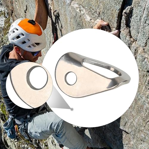 Climbing Anchor Rock Climbing Bolt Hanger Stainless Steel Lightweight Anchor Hanger Easy Installation Suitable for Gym Workout - size: M8