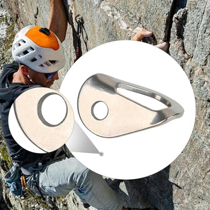 Climbing Anchor Rock Climbing Bolt Hanger Stainless Steel Lightweight Anchor Hanger Easy Installation Suitable for Gym Workout - size: M8