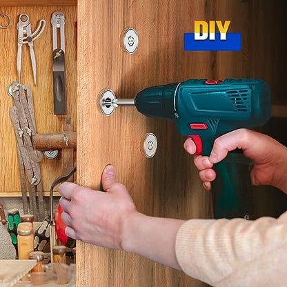 VNDUEEY 8 Pack 40LBS Neodymium Magnets with Holes Strong Rare Earth Magnets Cup Magnet with Stainless Screws for Wall Mounting Round Base Magnet for Holding Tools Kitchen Office Workplace DIY Craft - size: 8 Pack 40LBS