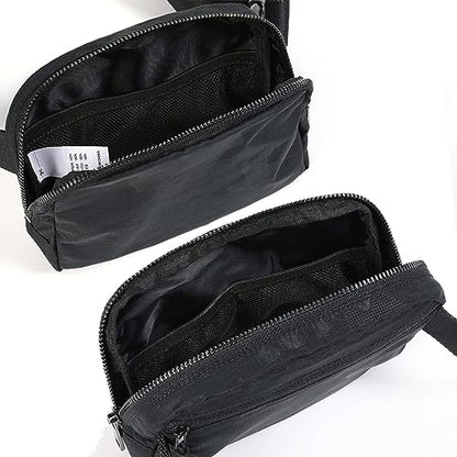 YOSHUYUKI Fanny Pack Crossbody Bag Trendy Waterproof Small Sling Cross Body Purse for Women Men Fashion Waist Packs Mini Belt Bag Pouch Chest Bum Bag Lulu Dupes for Travel Vacation Running Black Camo - color: Black Camo