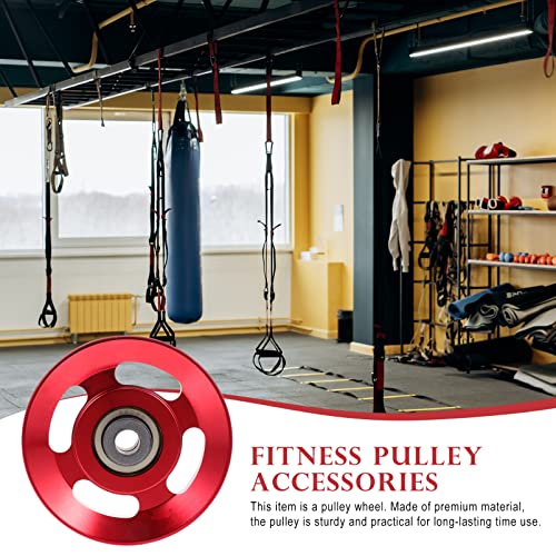 BESPORTBLE 2 pcs Pulley Gym pully Equipment for Skateboard Wheels tricep Rope Attachment Gym Equipment Household appliances Gym Machines