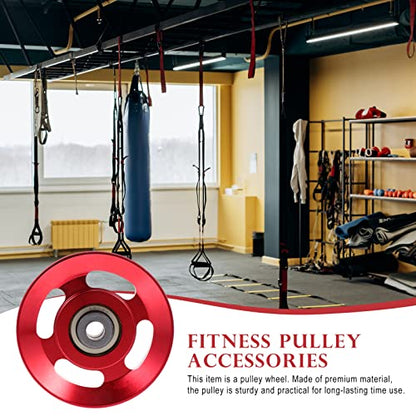 BESPORTBLE 2 pcs Pulley Gym pully Equipment for Skateboard Wheels tricep Rope Attachment Gym Equipment Household appliances Gym Machines