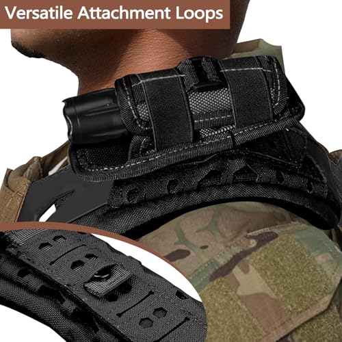 2 Pack Shoulder Strap Pad for Tactical Vest, Breathable Backpack Strap Pads Bag Strap Soft Mesh Cushion Pads for Plate Carrier, Chest Rig, Sling Bag, Duffle Bag - color: Black