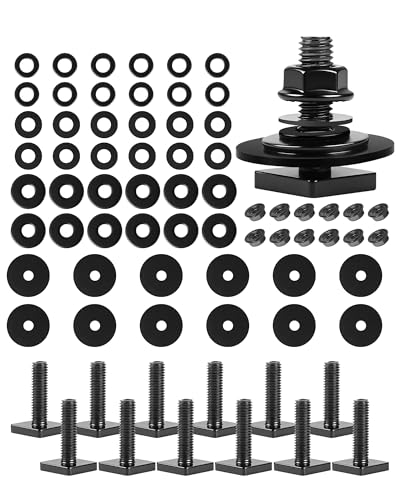 T Slot Bolts for Roof Rack Cross Bars, Platform, Cargo Basket, Stainless Square T Track Bolt Adapter to Secure Bike/Ski/Kayak Rack, Solar Panel, Awning, 4mm Thick - color: M8x30mm,12pk
