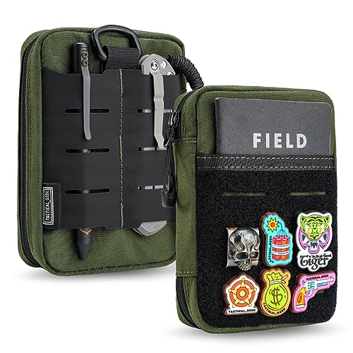 TACTICAL GEEK EDC Compact Waist Pocket Pouch, Men EDC Pouch Organizer, Multi-Purpose Molle Tool Pouch for Multitools, Utility Tool Organizer Bag for Daily Essentials Carry(Block E3.0-GY) - color: E3.0-GY