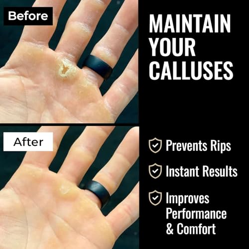 SandBar Callus Removal, Hand Callus Remover Salve Balm Stick for Working Hands, Lightweight Dead Skin Remover Tool Grit Surface, Knurled Handle, Magnetic Cap Hand File 4" - Black - color: Black