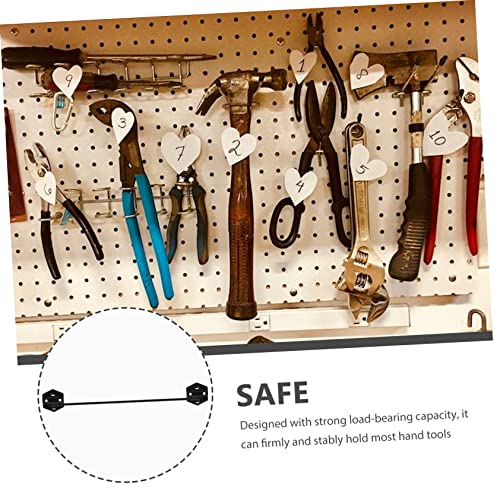 Homoyoyo Heavy Duty Hardware Storage Hanging Board Office Peg Board Organizer Tool Hooks for Garage Wall