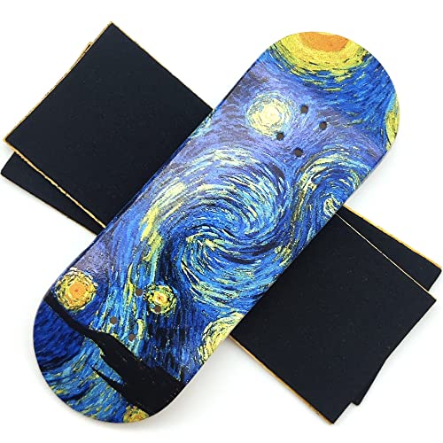 Starry Night - 34mm Wooden Pro Fingerboard Complete Set