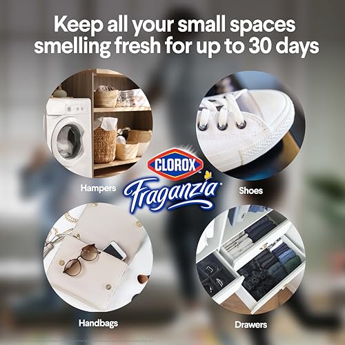 Clorox Fraganzia Deodorizing Balls with Lavender and Eucalyptus Scent, Battery-Free Shoe and Small Space Odor Eliminator with Up to 30 Days of Freshness, 6 Count Pack - size: 6 Count (Pack of 1)
