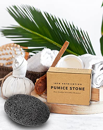 Maryton Natural Pumice Stone for Feet - Lava Foot Exfoliator Scrubber Pedicure Tools, Dead Skin Corn Callus Remover for Feet and Hands, 2 Count - style: 2pcs Pumice Stone